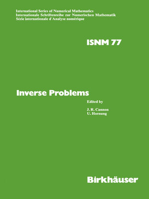 cover image of Inverse Problems